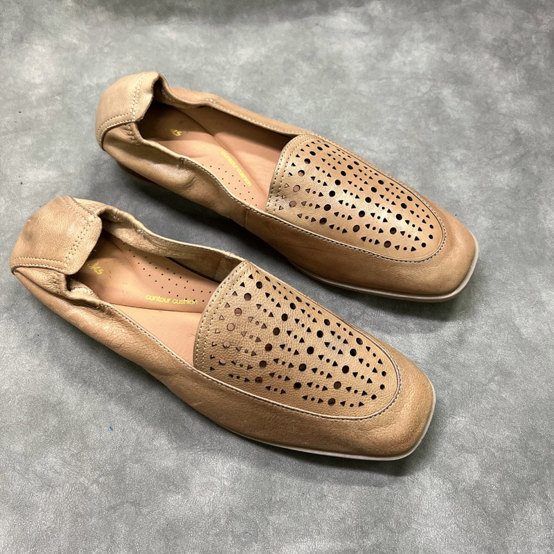 HÌNH THẬT Clarks loafer nữ da đục lỗ CHÍNH HÃNG