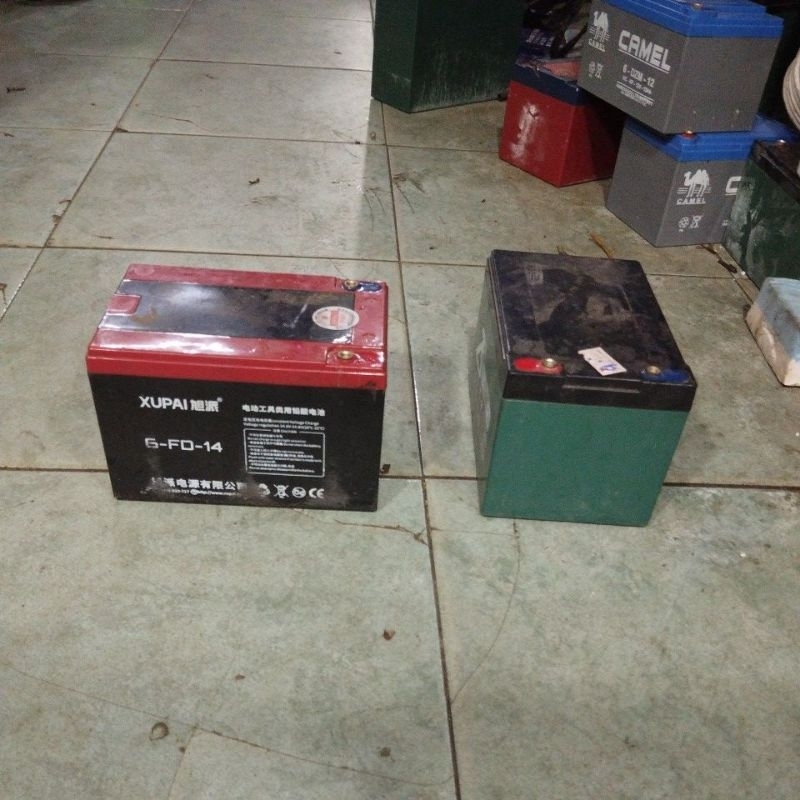 Ắc quy chì khô cũ 12v /12-14Ah chạy được xe đạp điện, độ loa kẹo kéo 149k/cái