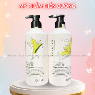 Bộ Dầu Gội Xả Phục Hồi Tóc Hư Tổn Keratin Evuar Haircare 800ml Italy Chính Hãng
