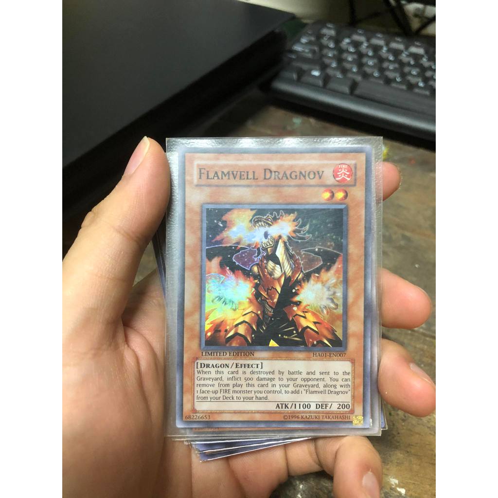 Thẻ bài Yugioh TCG chính hãng "Flamvell Dragnov"