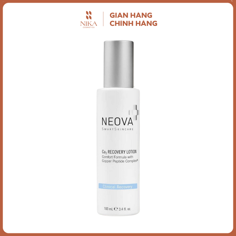Kem dưỡng phục hồi da tổn thương Neova Recovery Cu3 Recovery Lotion 100ml [Nika Cosmetics]