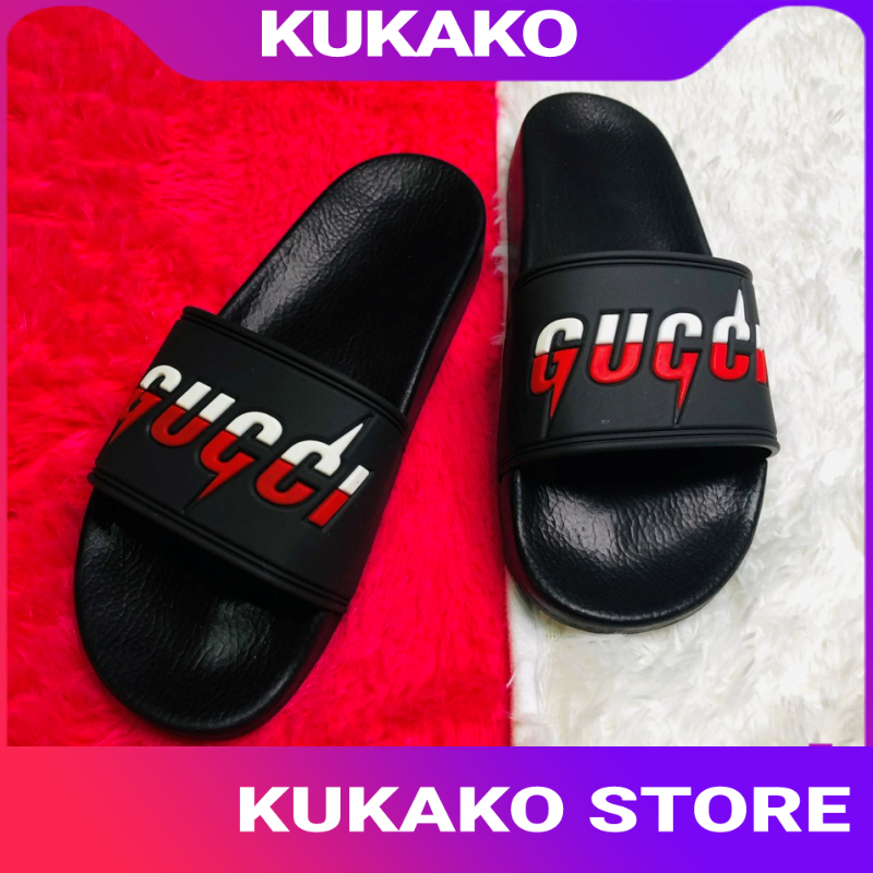 Dép thời trang quai ngang nam đẹp GG tia sét. Hàng sẵn kho từ 38 - 43 - KUKAKO