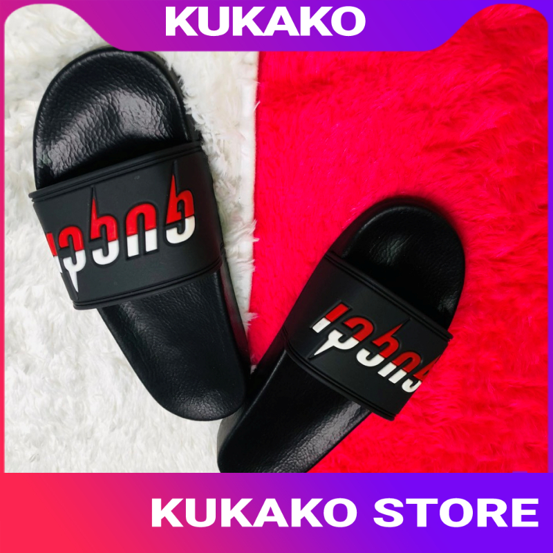 Dép thời trang quai ngang nam đẹp GG tia sét. Hàng sẵn kho từ 38 - 43 - KUKAKO