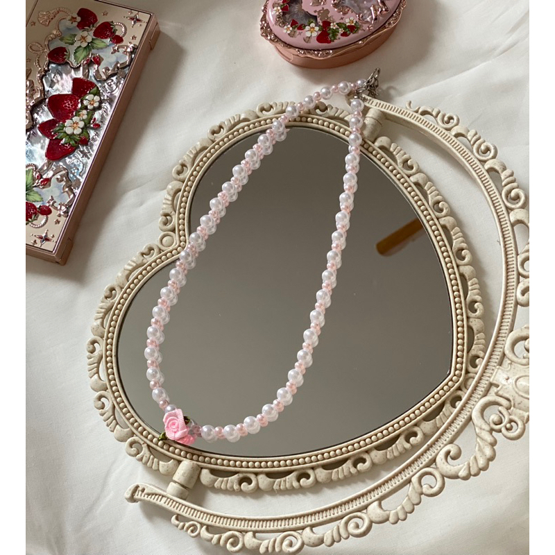 Vòng cổ phong cách y2k, coquette, cottagecore hình nơ, hoa, đính hạt coquette dành cho nữ