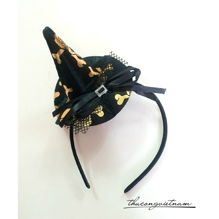 Băng đô làm bằng kẽm nhung Giáng Sinh, Halloween