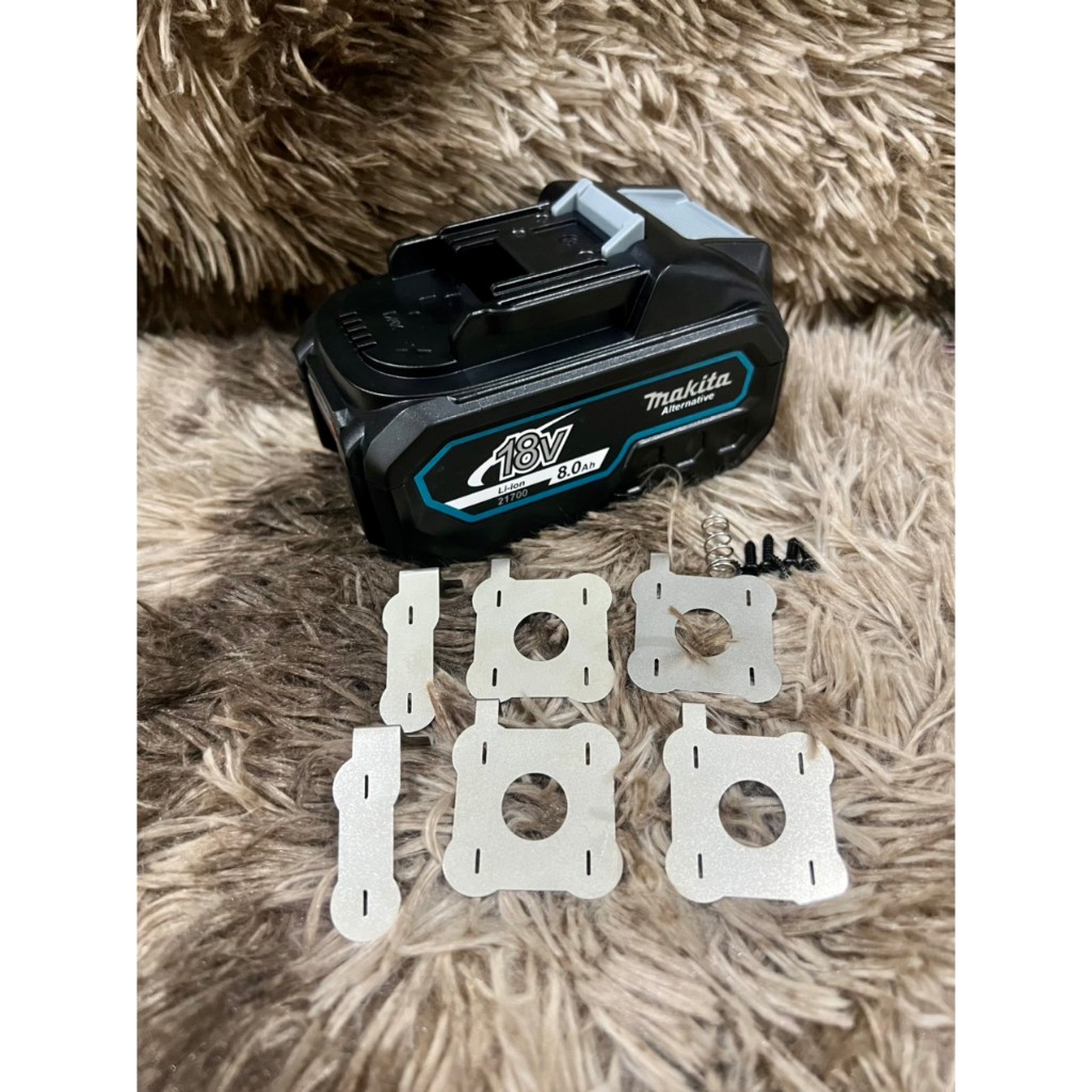Vỏ mạch Makita 5s-2p 18V 8AH cell 21700 mạch nhận sạc zin, có Led báo pin và tem đáy. BN.