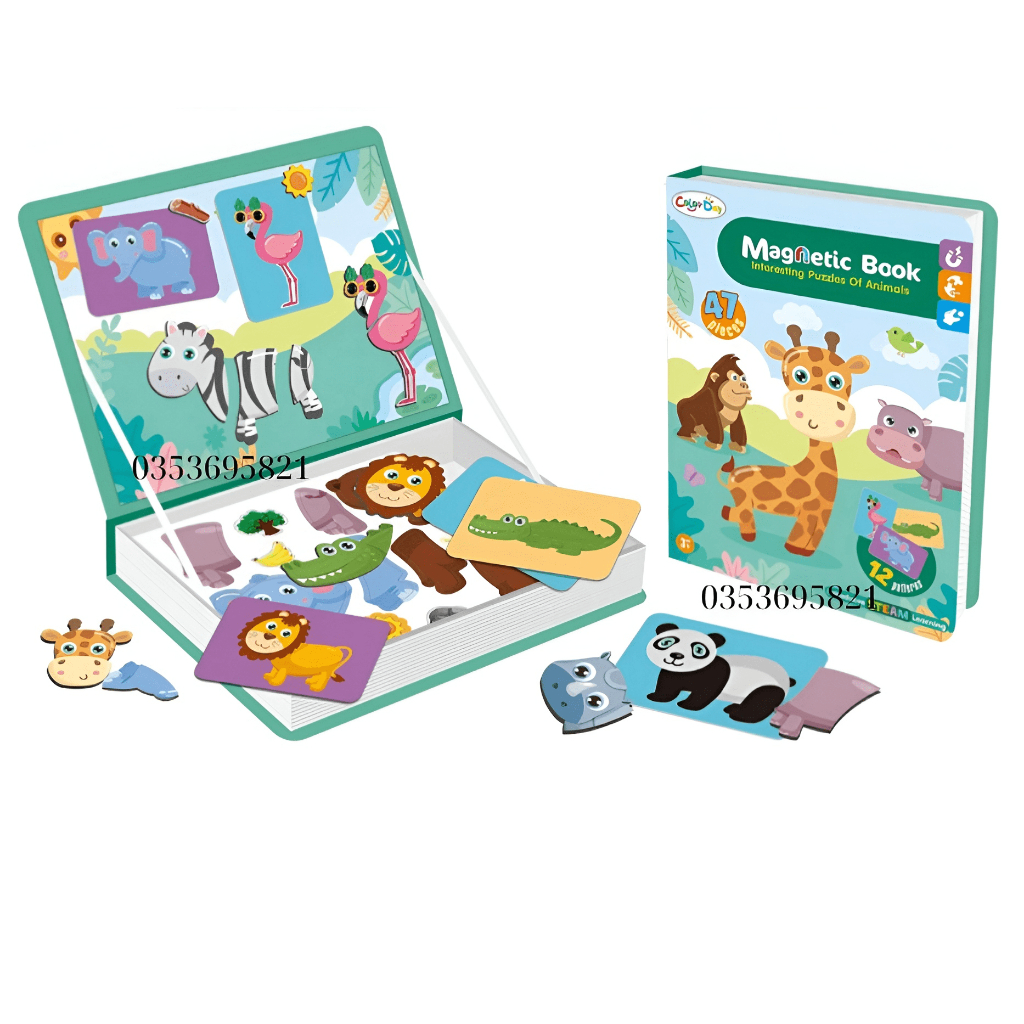 TRÒ CHƠI MONTESSORI TỪ TÍNH XẾP HÌNH ĐỘNG VẬT
