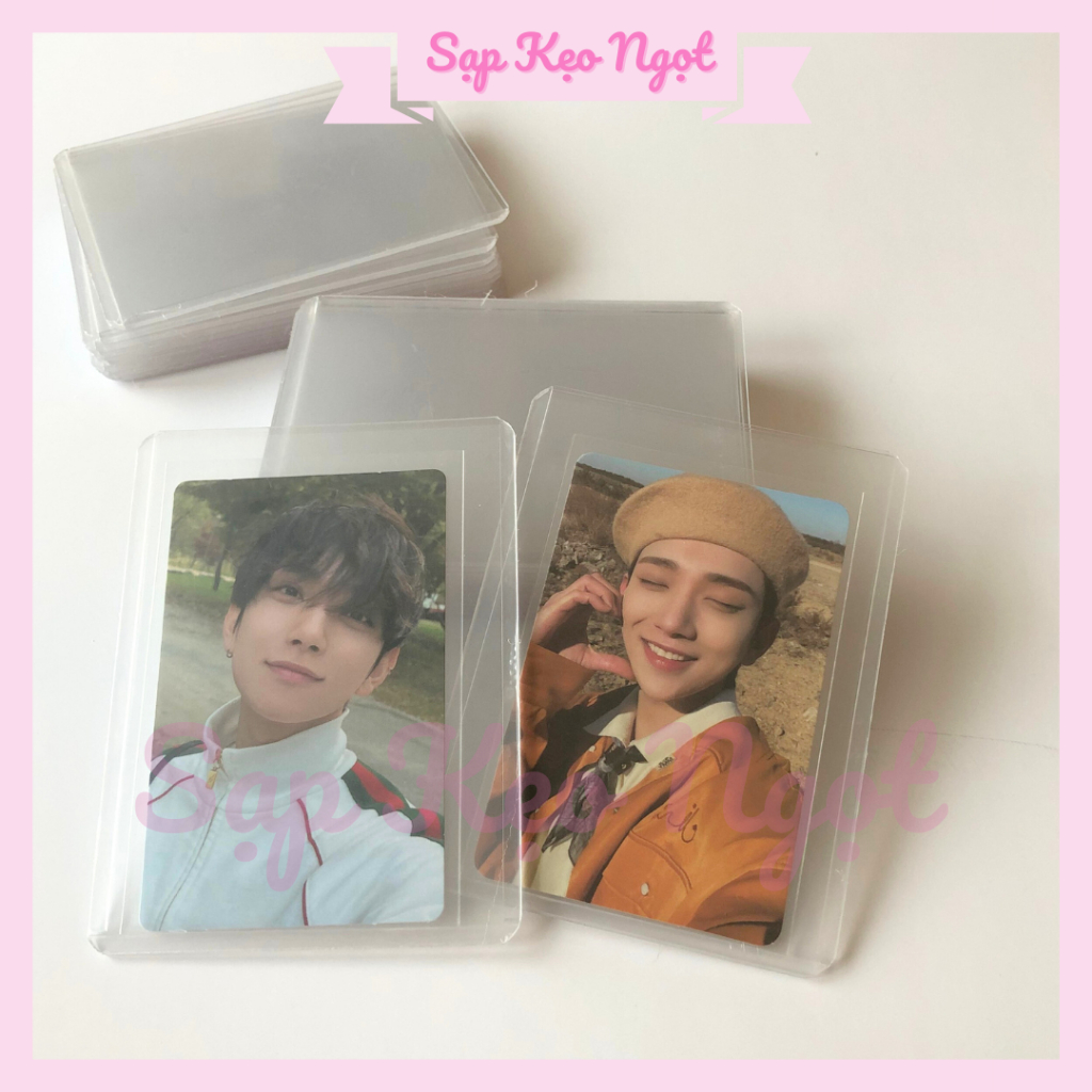 🍭 [B8/B8+] Toploader seal đựng card ảnh idol Kpop, đựng card Anime khổ dọc/ngang có seal chống xước