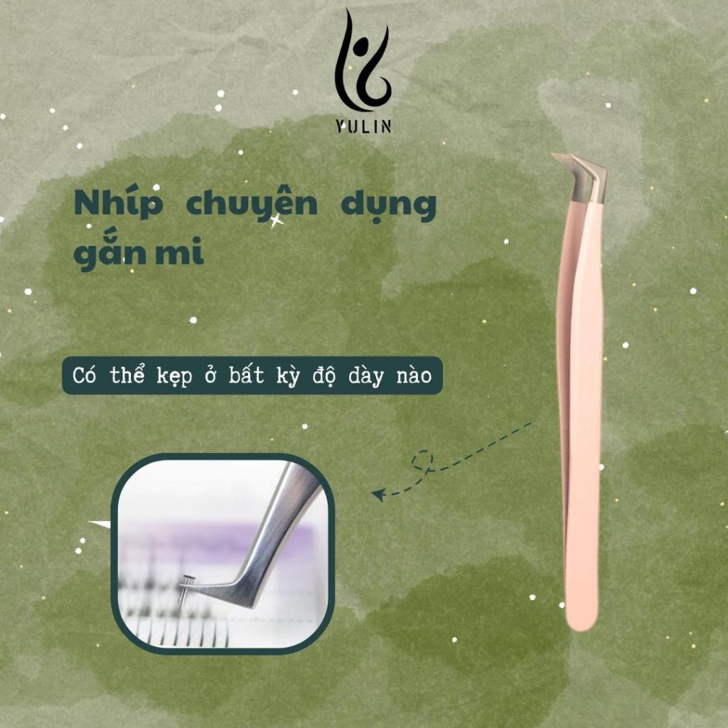 Nhíp Inox đầu cong chuyên dụng YULIN chất liệu thép không gỉ siêu bền