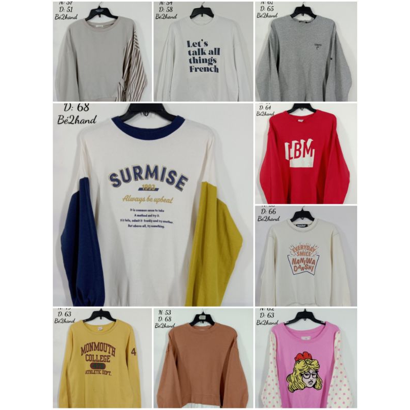 Sweater 2hand giá rẻ