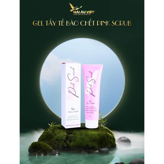 Gel tẩy tế bào chết nha đam pink scrub hải âu việt