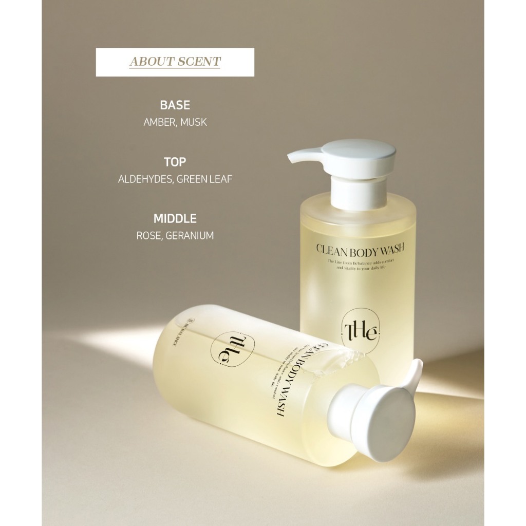 Sữa Tắm Be'Balance THE CLEAN BODY WASH giúp Khử Mùi Cơ Thể 500ml