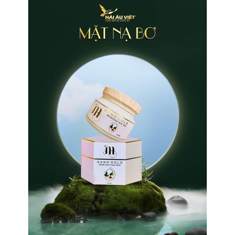 Nạ Bơ Cấy Trắng NA NO Gold trắng da ngừa mụn