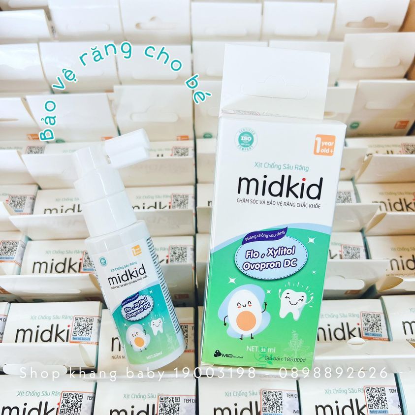 Xịt chống sâu răng Midkid - Shop Khang Baby