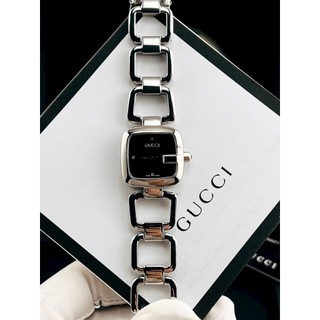 Đồng hồ nữ gucci lady mother of pearl black- khung thép - máy swiss made thụy sĩ- 30mm -bảo hành 24 tháng
