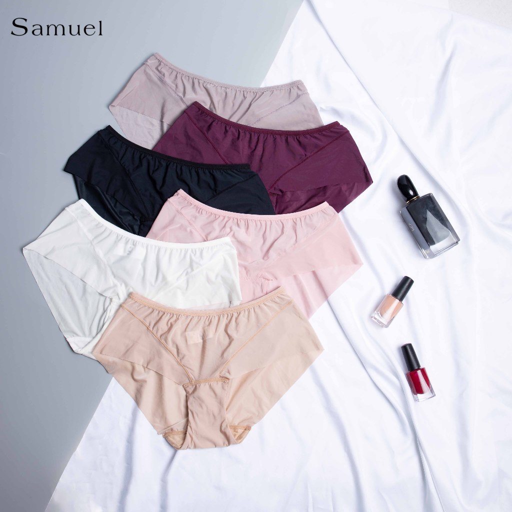 Quần lót nữ tàng hình SAMUEL THIN 563 nhập khẩu Đài Loan vải Spandex siêu bền co dãn tốt không viền tàng hình đáy bền