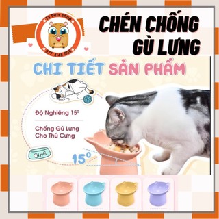 Chén chống gù lưng cho chó mèo