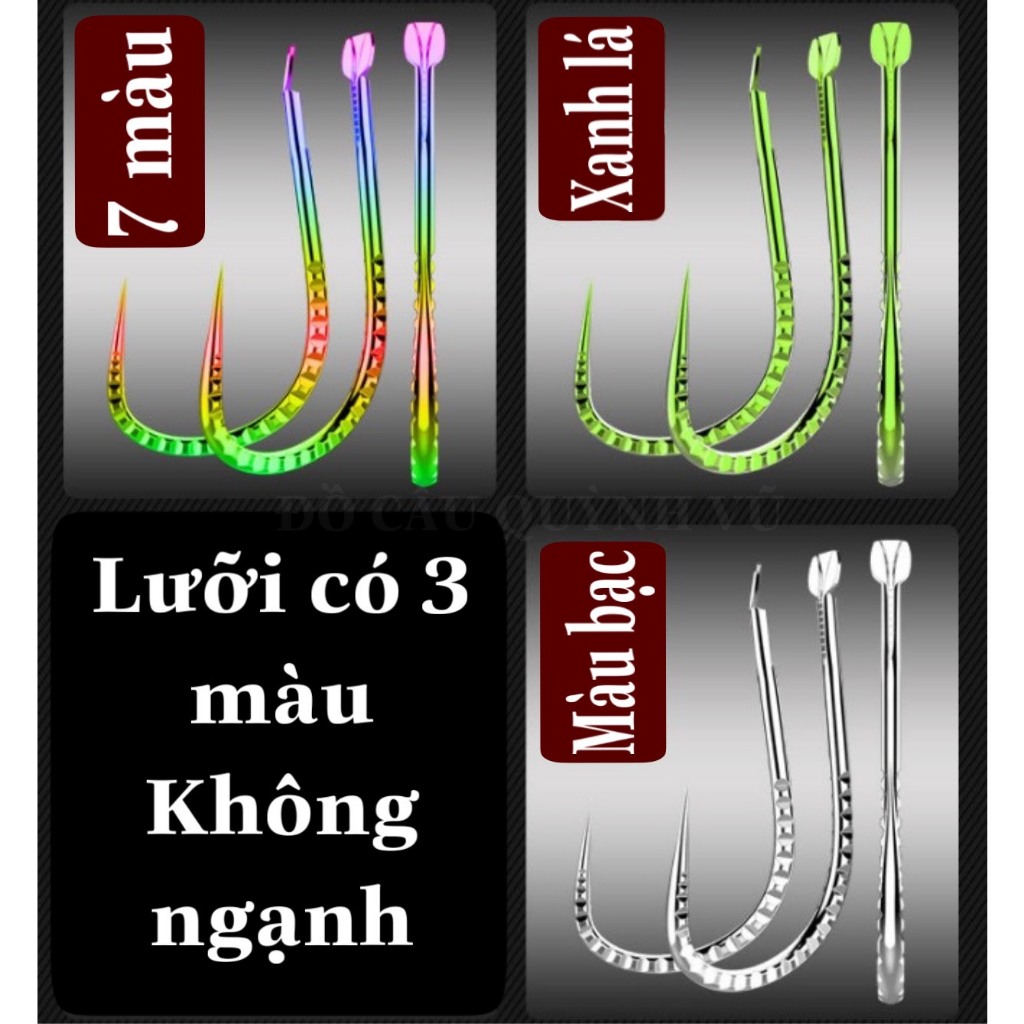 Lưỡi câu cá Vẩy Rồng siêu mảnh, siêu nhẹ, cứng, lưỡi câu đơn câu đài