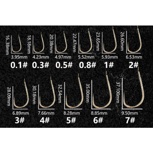 Lưỡi câu cá Vẩy Rồng siêu mảnh, siêu nhẹ, cứng, lưỡi câu đơn câu đài