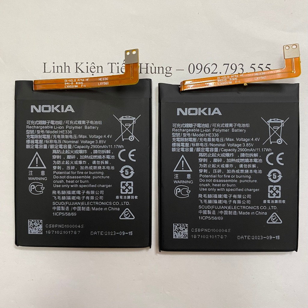 Pin Nokia 5 / Nokia 3.1  loại AA bao test đổi mới