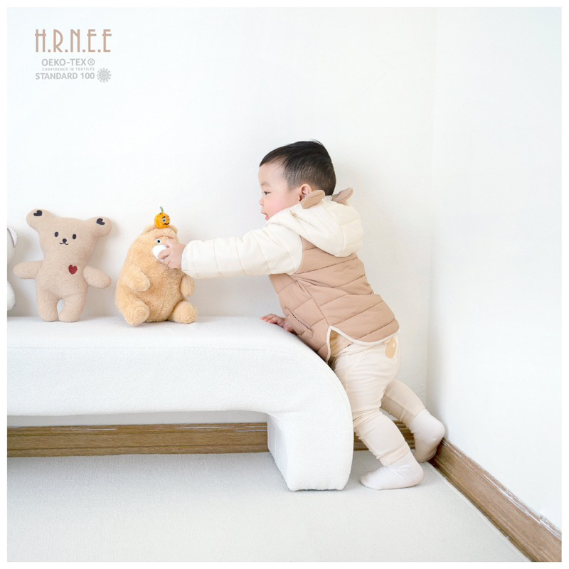 HRNEE Áo Phao Bông Ép Cho Bé Hàng Chính Hãng