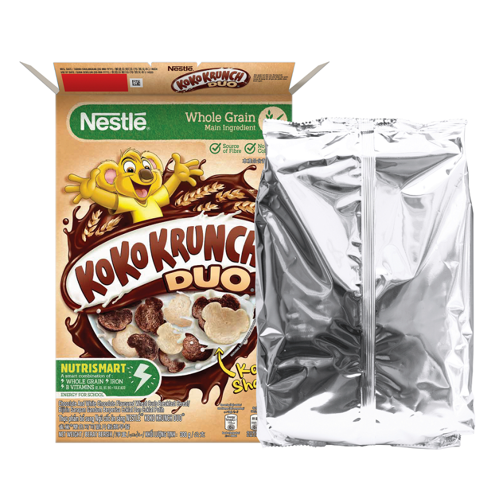 Bánh ngũ cốc ăn sáng Nestlé Koko Krunch Duo hộp 300g
