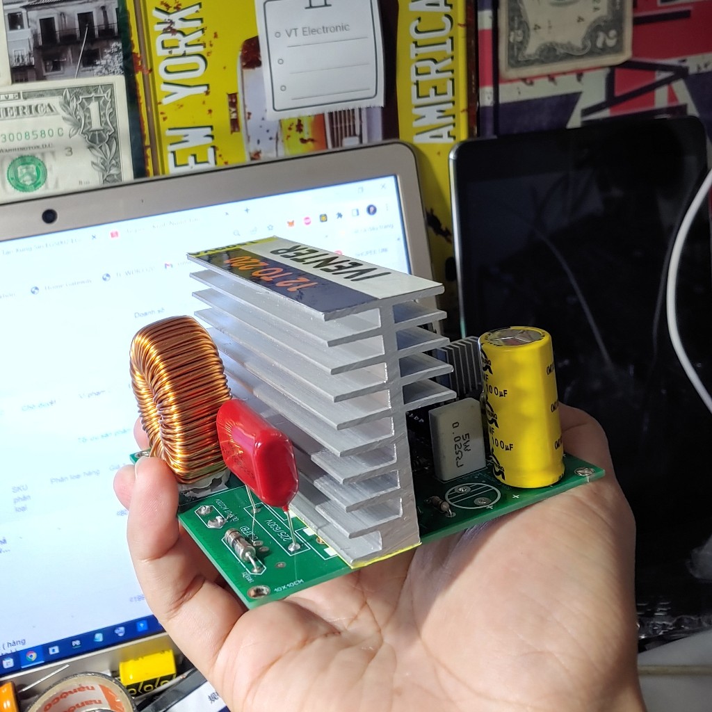 PCB EGS002  DC to AC DIY mạch Cầu H 2.5kw