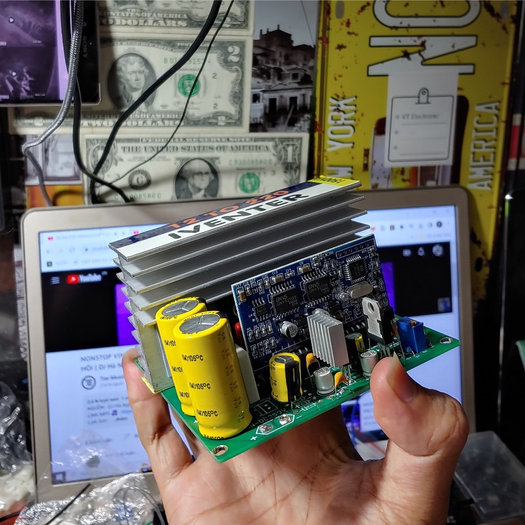 PCB EGS002  DC to AC DIY mạch Cầu H 2.5kw