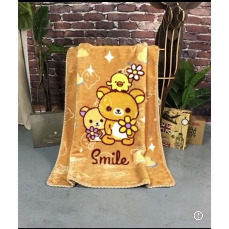 Chăn tuyết 2 mặt cho bé mang đến trường,chăn tuyết các hình thù đáng yêu kích thước 1m×1m4 sẵn tại shopgagoigiare.vn