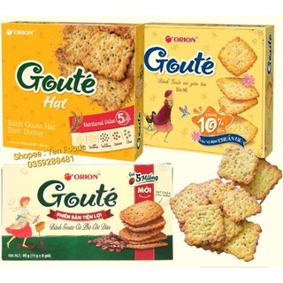 Bánh goute mè giòn tan / bánh quy goute hạt / bánh orion / bánh xốp