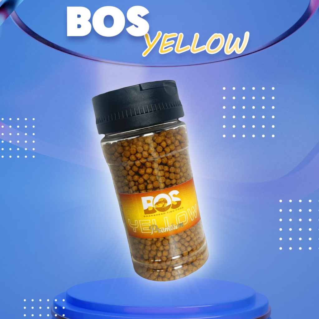 Cám Chiết BOS Dành Cho Các Loại Cá Lóc Xanh, Đỏ, Vàng Hũ 60g.  Hỗ Trợ Tăng Màu, Tăng Kích Thước Vây, Kỳ. Hũ 60g