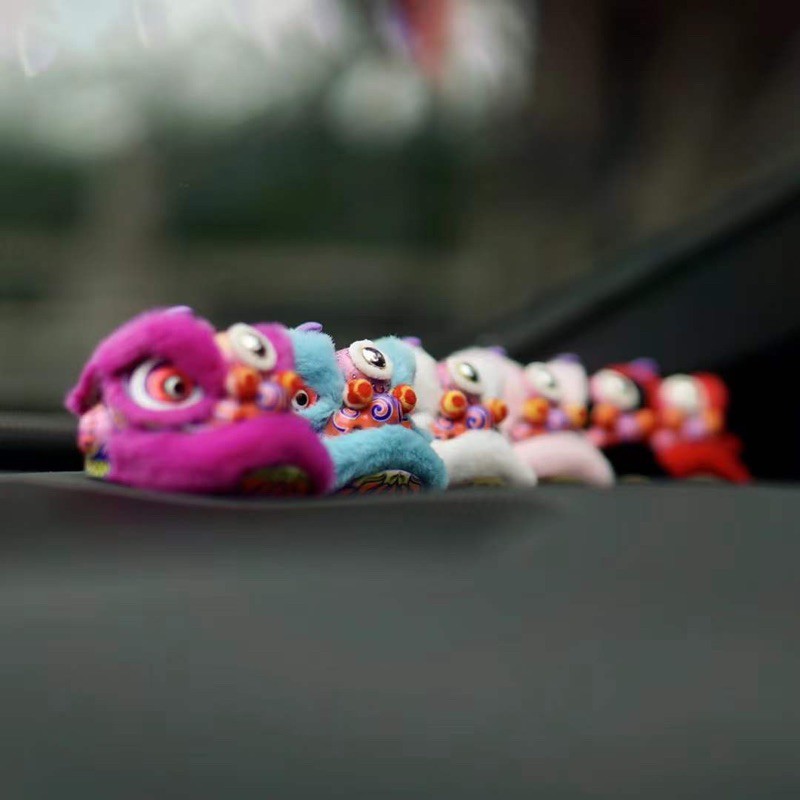 Đầu Lân Mini Trưng Bày Decor Góc Làm Việc - Chế tác thủ công - Siêu Dễ Thương