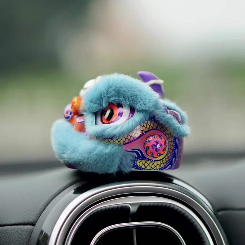 Đầu Lân Mini Trưng Bày Decor Góc Làm Việc - Chế tác thủ công - Siêu Dễ Thương