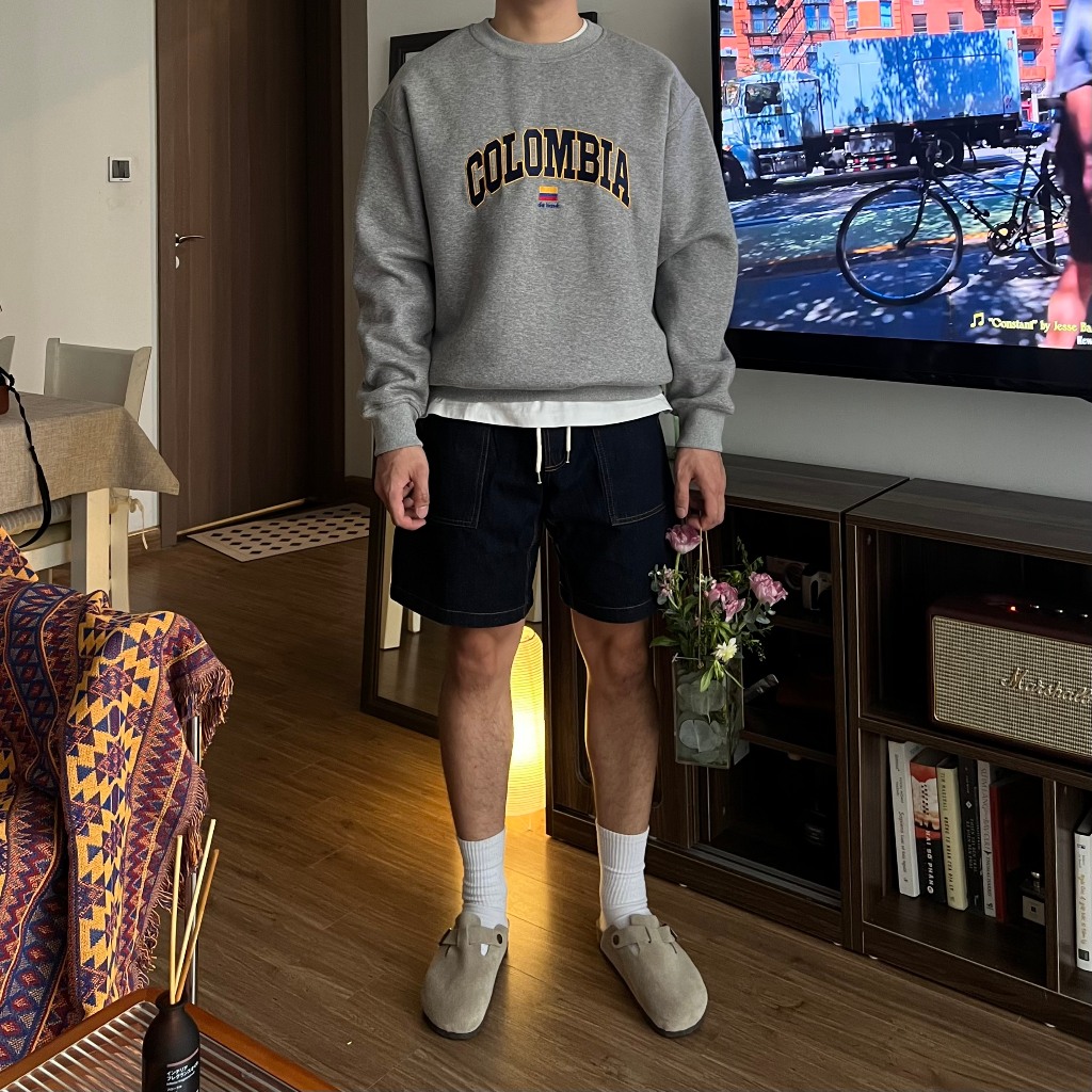 COLOMBIA Sweater - Áo Nỉ Bông 360gsm - De Basé - Oversize