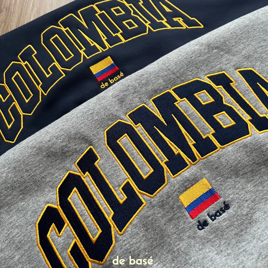 COLOMBIA Sweater - Áo Nỉ Bông 360gsm - De Basé - Oversize