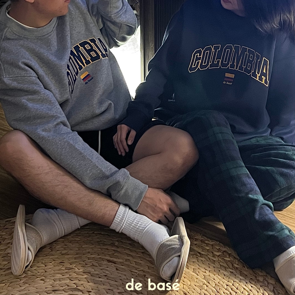 COLOMBIA Sweater - Áo Nỉ Bông 360gsm - De Basé - Oversize