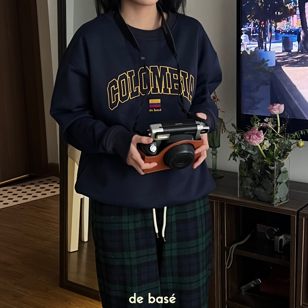 COLOMBIA Sweater - Áo Nỉ Bông 360gsm - De Basé - Oversize