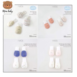 Set phụ kiện mũ bao tay chân petit nous