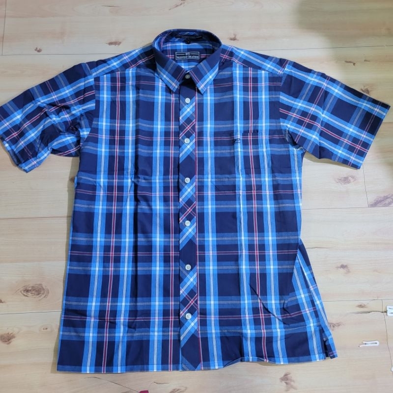 Áo sơmi Valentino Creations kẻ sọc tay ngắn size S