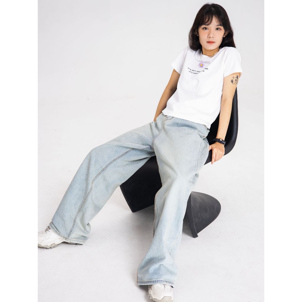 COMBO Áo Thun Baby Tee Unisex I AM MY OWN MUSE BABY TEE + Áo Thun Baby Tee Unisex IT’S ABOUT STYLE BABY TEE 100% Cotton