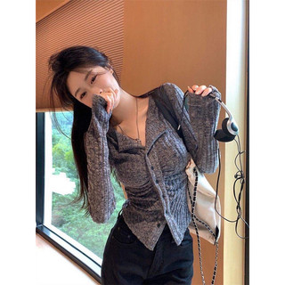 Áo len ôm body cổ V 3 màu