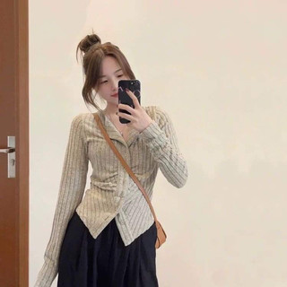 Áo len ôm body cổ V 3 màu