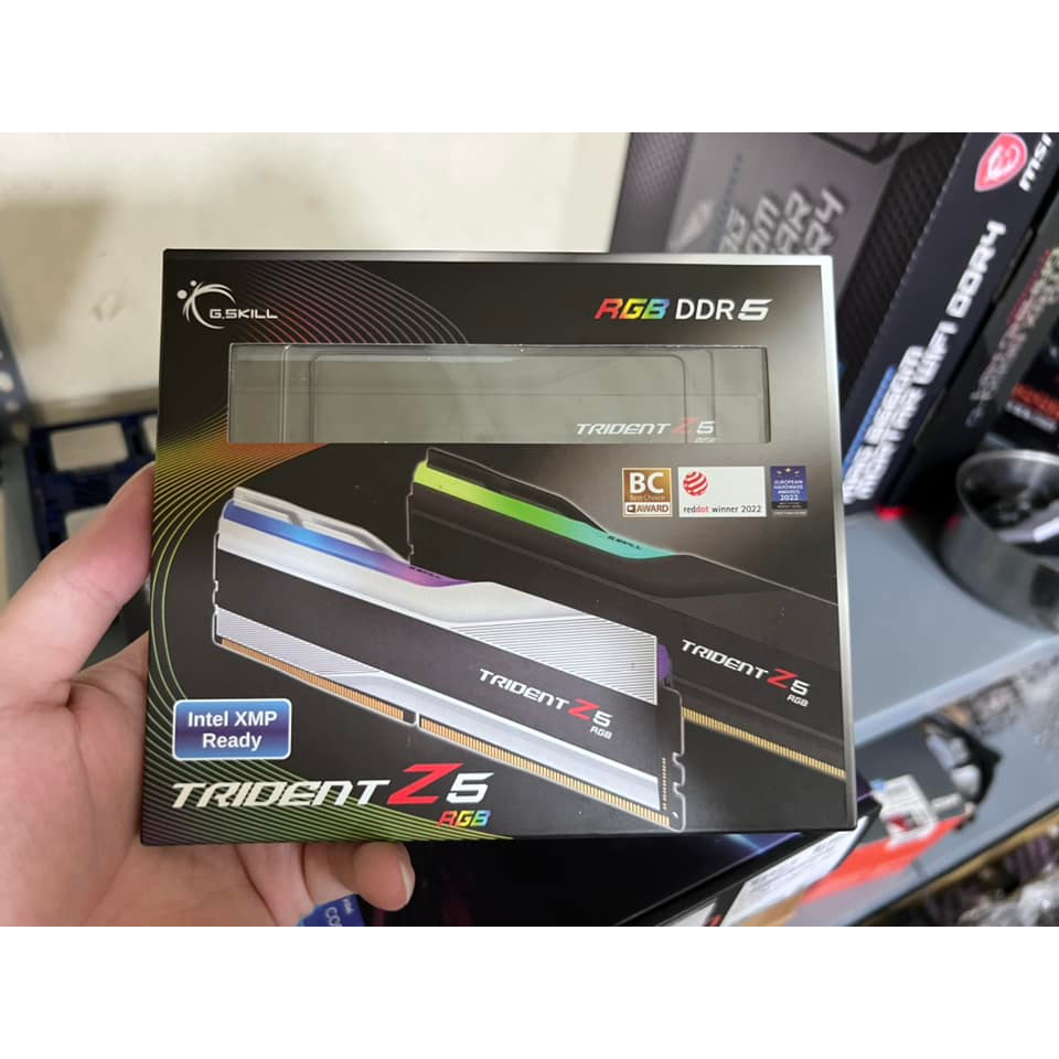 Ram PC G.SKILL Trident Z5 RGB 32GB 6400MHz DDR5  - NEW bảo hành 12 tháng.