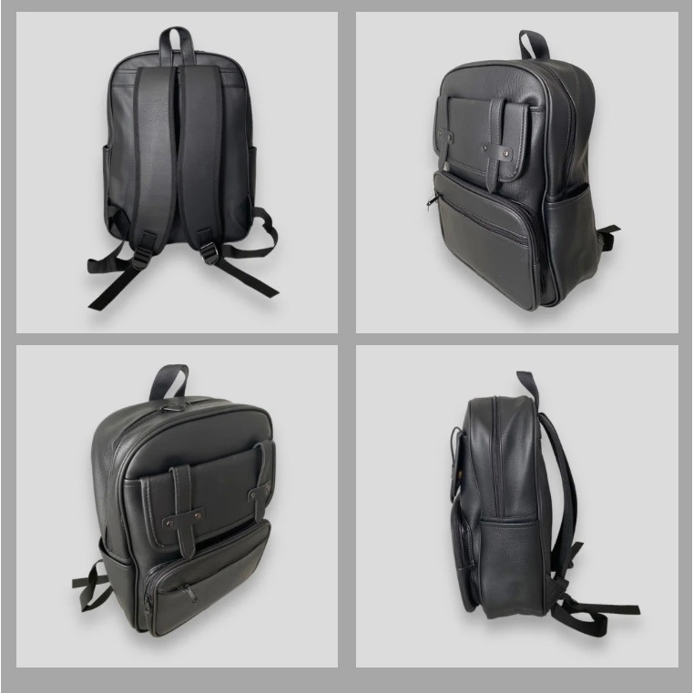 Balo da laptop unisex đi học đi làm thiết kế phong cách tối giản năng động