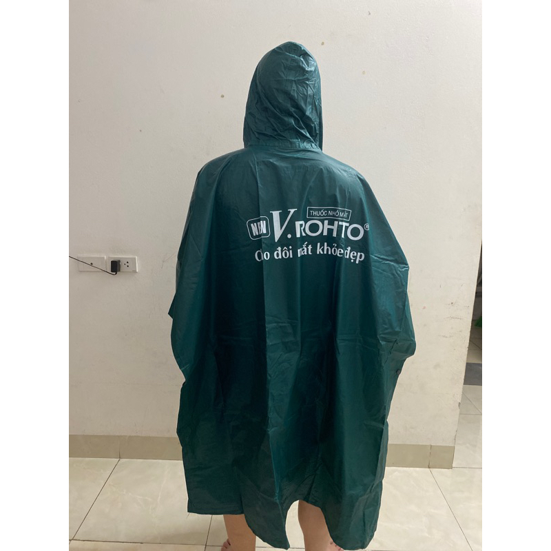 Áo mưa khuyến mãi rohto