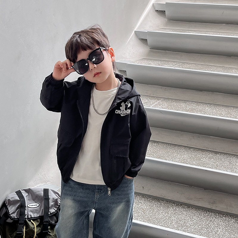 Áo khoác gió bé trai cao cấp shop SUKUN Áo gió cho bé có mũ KUNKIDS hàng loại 1