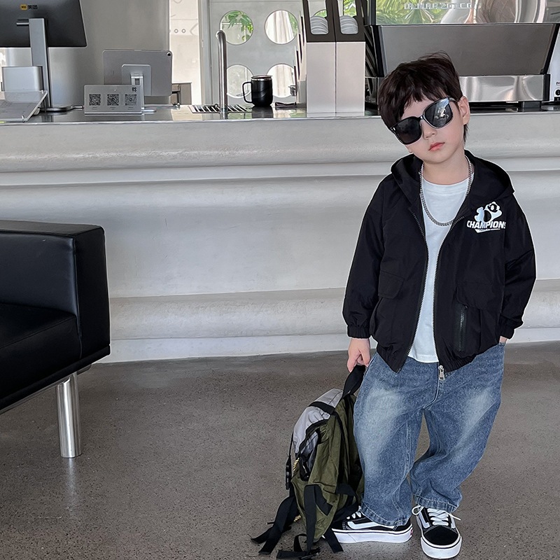 Áo khoác gió bé trai cao cấp shop SUKUN Áo gió cho bé có mũ KUNKIDS hàng loại 1