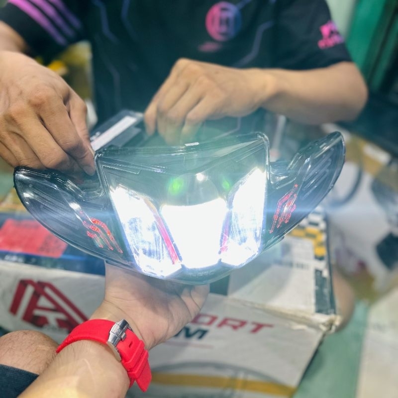 Pha đèn 2 tầng Lativo Sirius 50/110cc