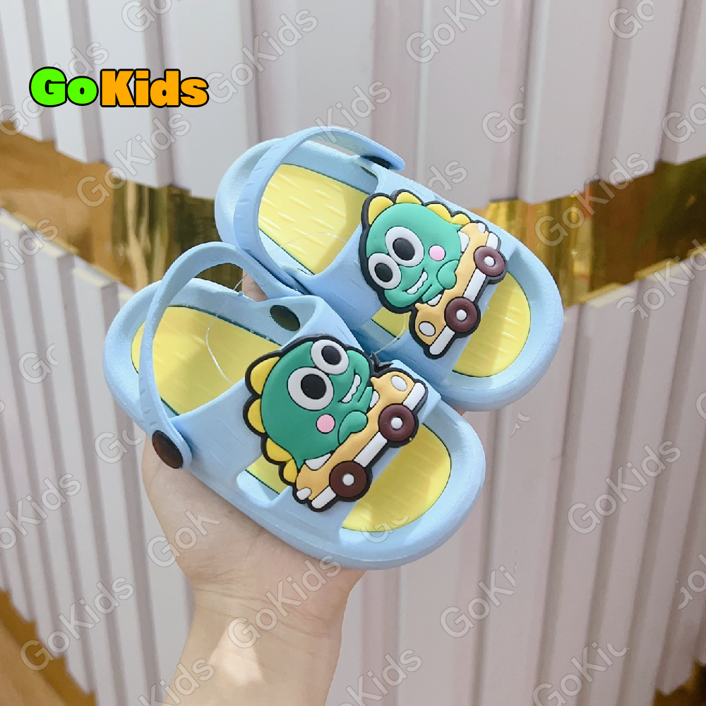 Dép Quai Hậu Hình Khủng Long Cô Gái, Siêu Mềm Siêu Cute Cho Bé Size 20-27