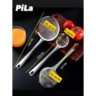 Vợt lượt sâu lòng inox, vợt hớt bọt sâu lòng, ray thức ăn